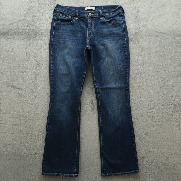 Levi's 515 Jeans Women's Size 12M Blue Mid-Rise Bootcut Denim 30" Inseam Stretch - Picture 1 of 16